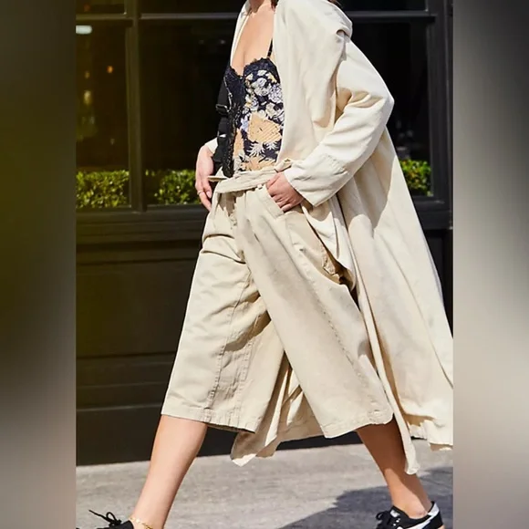 Free People Hard Rain Gaucho Pants✨ - Picture 3 of 6